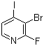 structure of CAS# 884494-52-4, 2-氟-3-溴-4-碘吡啶