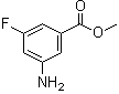 structure of CAS# 884497-46-5, 3-氨基-5-氟苯甲酸甲酯