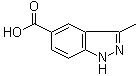 structure of CAS# 885223-58-5, 3-甲基-1H-吲唑-5-羧酸
