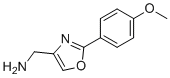 structure of CAS# 885272-87-7, (2-(4-甲氧基苯基)恶唑-4-基)甲胺