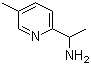structure of CAS# 885277-04-3, 1-(5-Methylpyridin-2-yl)ethylamine