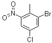 structure of CAS# 885518-95-6, 2-溴-4-氯-6-硝基甲苯