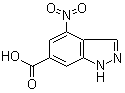 CAS # 885519-71-1, 4-Nitro-1H-indazole-6-carboxylic acid
