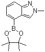 CAS # 885698-95-3, 2-Methyl-2H-indazole-4-boronic acid pinacol ester, 2-Methyl-4-(4,4,5,5-tetramethyl-[1,3,2]dioxaborolan-2-yl)-2H-indazole