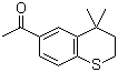 structure of CAS# 88579-23-1, 6-Acetyl-4,4-dimethylthiochroman