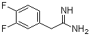 structure of CAS# 885965-89-9, 3,4-Difluorobenzeneethanimidamide