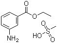 Tricaine methanesulfonate molecular structure (CAS 886-86-2)