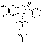 CAS 登录号：88617-67-8, 4,5-二溴-N,N'-二对甲苯磺酰基邻苯二胺