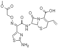 CAS 登录号：88621-01-6, (6R,7R)-7-[[(2Z)-2-(2-氨基-4-噻唑基)[(2-甲氧基-2-氧代乙氧基)亚氨基]乙酰基]氨基]-3-乙烯基-8-氧代-5-硫杂-1-氮杂双环[4.2.0]辛-2-烯-2-羧酸