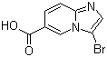 structure of CAS# 886362-00-1, 3-溴咪唑并[1,2-a]吡啶-6-甲酸