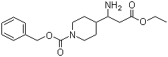 CAS 登录号：886362-29-4, 3-(N-Cbz-4-哌啶基)-3-氨基丙酸乙酯, 3-(N-苄氧羰基-4-哌啶基)-3-氨基丙酸乙酯