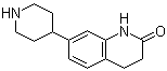 structure of CAS# 886362-81-8, 3,4-二氢-7-(4-哌啶基)-2(1H)-喹啉酮