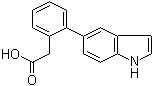 structure of CAS# 886363-19-5, 2-(1H-吲哚-5-基)苯乙酸