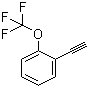 2'-Trifluoromethoxyphenyl acetylene molecular structure (CAS 886363-40-2)