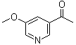 structure of CAS# 886364-74-5, 1-(5-甲氧基吡啶-3-基)乙酮