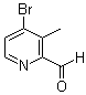 structure of CAS# 886372-15-2, 4-溴-3-甲基吡啶-2-甲醛