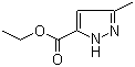 CAS # 886495-75-6, Ethyl 3-methylpyrazole-5-carboxylate, 3-Methyl-1H-pyrazole-5-carboxylic acid ethyl ester, 5-Methyl-2H-pyrazole-3-carboxylic acid ethyl ester