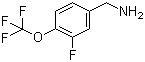 structure of CAS# 886499-13-4, 3-氟-4-三氟甲氧基苄胺