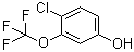 structure of CAS# 886500-85-2, 4-Chloro-3-(trifluoromethoxy)phenol