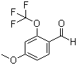 structure of CAS# 886503-52-2, 4-甲氧基-2-(三氟甲氧基)苯甲醛