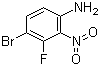 structure of CAS# 886762-75-0, 4-溴-3-氟-2-硝基苯胺