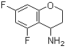 structure of CAS# 886762-87-4, 5,7-二氟二氢苯并吡喃-4-胺