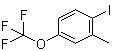 CAS # 886763-05-9, 1-Iodo-2-methyl-4-(trifluoromethoxy)benzene