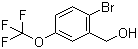 structure of CAS# 886763-15-1, 2-溴-5-(三氟甲氧基)苄醇