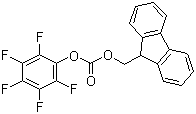 structure of CAS# 88744-04-1, Carbonic acid 9H-fluoren-9-ylmethyl pentafluorophenyl ester