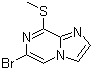 CAS # 887475-71-0, 6-Bromo-8-methylsulfanylimidazo[1,2-a]pyrazine, 6-Bromo-8-methylthioimidazo[1,2-a]pyrazinamine