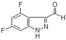 CAS # 887567-80-8, 4,6-Difluoro-1H-indazole-3-carboxaldehyde