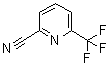 structure of CAS# 887583-52-0, 6-(Trifluoromethyl)pyridine-2-carbonitrile