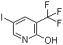 structure of CAS# 887707-23-5, 5-碘-3-(三氟甲基)吡啶-2-醇