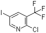 structure of CAS# 887707-25-7, 2-氯-5-碘-3-(三氟甲基)吡啶