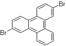 structure of CAS# 888041-37-0, 2,7-Dibromotriphenylene