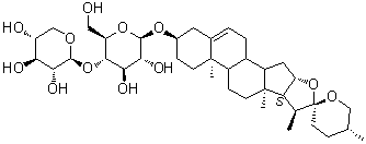 CAS # 88866-99-3, Sprengerinin A, (3beta,25R)-Spirost-5-en-3-yl 4-O-beta-D-xylopyranosyl-beta-D-glucopyranoside