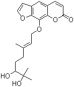 CAS # 889112-17-8, 9-[[(2E)-6,7-Dihydroxy-3,7-dimethyl-2-octen-1-yl]oxy]-7H-furo[3,2-g][1]benzopyran-7-one