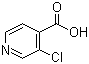 structure of CAS# 88912-27-0, 3-Chloroisonicotinic acid