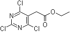 structure of CAS# 889944-72-3, 2,4,6-三氯-5-嘧啶乙酸乙酯