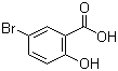 CAS # 89-55-4, 5-Bromosalicylic acid, 5-Bromo-2-hydroxy-benzoic acid