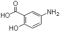 5-Aminosalicylic acid molecular structure (CAS 89-57-6)