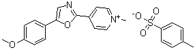 CAS 登录号：89013-87-6, 4-[5-(4-甲氧基苯基)-2-恶唑基]-1-甲基-吡啶鎓对甲苯磺酸盐