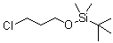 structure of CAS# 89031-82-3, tert-Butyl-(3-chloropropoxy)dimethylsilane