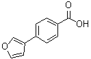 structure of CAS# 890715-18-1, 4-(3-呋喃基)苯甲酸