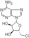 5'-氯-5'-脱氧腺苷分子结构 (CAS 892-48-8)