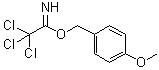 structure of CAS# 89238-99-3, 4-Methoxybenzyl trichloroacetamidate
