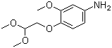 CAS # 892865-00-8, 4-(2,2-Dimethoxyethoxy)-3-methoxybenzenamine