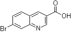 structure of CAS# 892874-34-9, 7-溴喹啉-3-羧酸