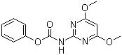 CAS # 89392-03-0, 4,6-Dimethoxy-2-(phenoxycarbonyl)aminopyrimidine, 2-((Phenoxycarbonyl)amino)-4,6-dimethoxypyrimidine