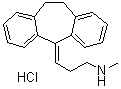 Nortriptyline hydrochloride molecular structure (CAS 894-71-3)
